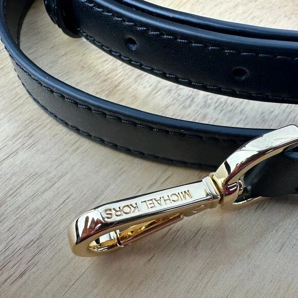 Michael Kors Small Black Pebbled Leather Kris Satchel - Picture 10 of 16